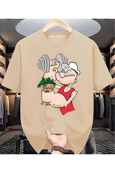 New Shine Μπλουζάκι με στάμπα Popeye Popeye
