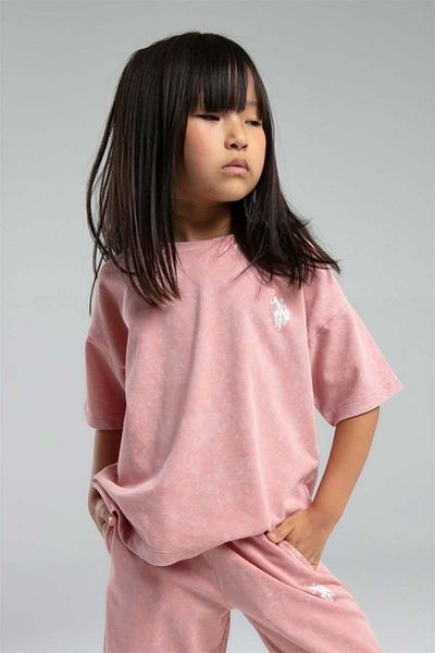 U.S. Polo Assn. SUA Polo Assn. Set pantaloni scurți pentru fete US2089-G-V2