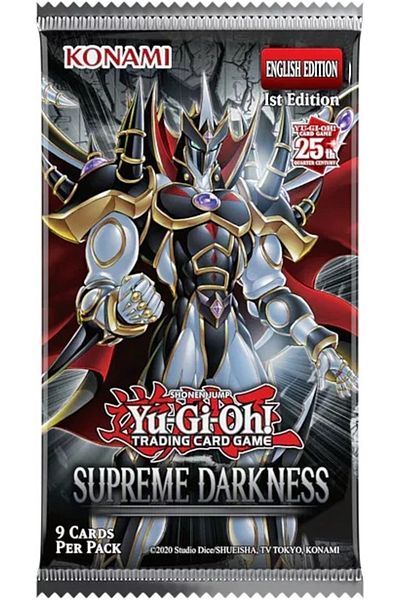 KONAMI YGO TCG: حزمة معزز الظلام الأعلى (قطعة واحدة متنوعة)