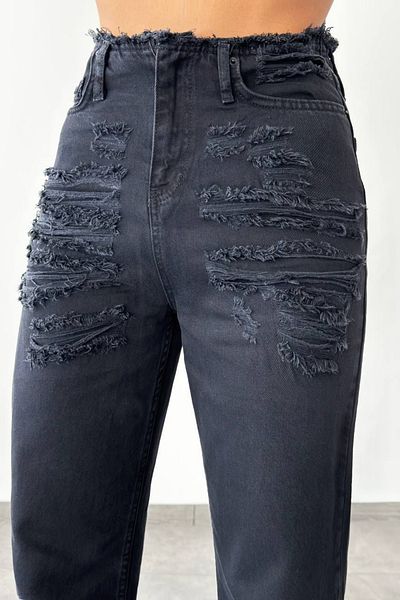 Joana Mazie Black Regular Fit Jeans