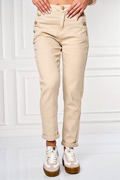 Joana Blugi dama Mom Fit Bej Judie