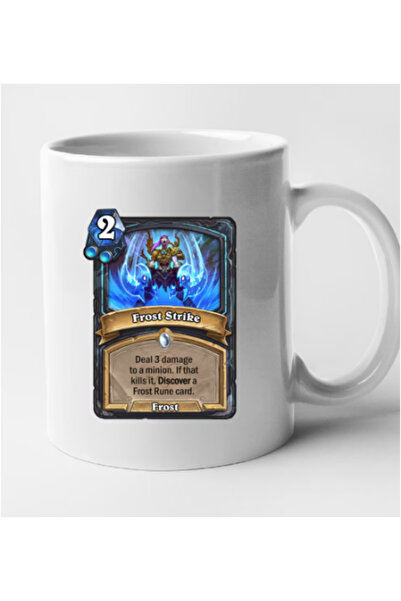 OEM Cană albă personalizată Hearthstone - Frost Strike, Inovatix®. 330 ml