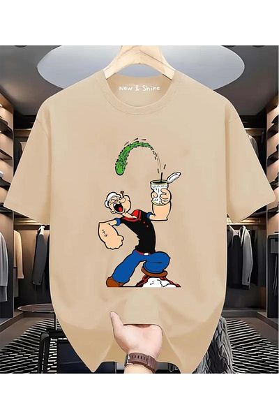 New Shine Μπλουζάκι με στάμπα Popeye Popeye