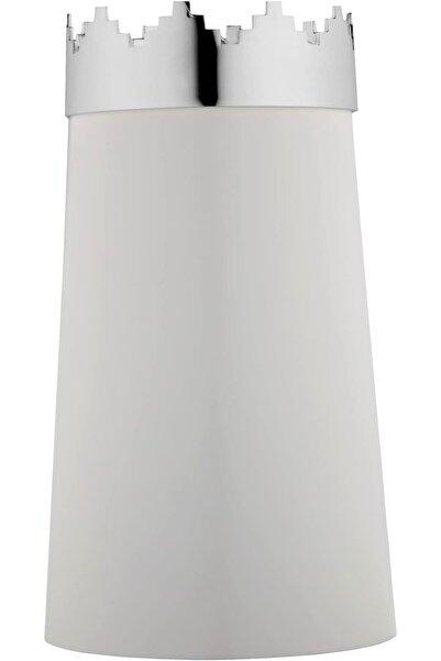 ALSAIF Plain Iron Incense Burner With Top Ring From Al Saif, Large Size L, Ivory/chrome Color