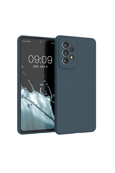 KWmobile Carcasă pentru Samsung Galaxy A53 5g, silicon, albastră, 57835.202