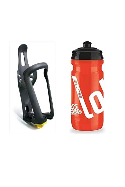 SARİSSA BİSİKLET قارورة مياه بلاستيكية للدراجة من إيليت لولي + قفص قارورة ميا...