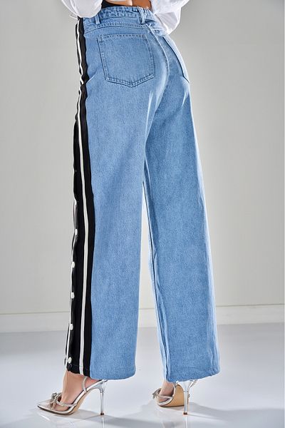 Joana Women's Oversize Jeans Black Alesa