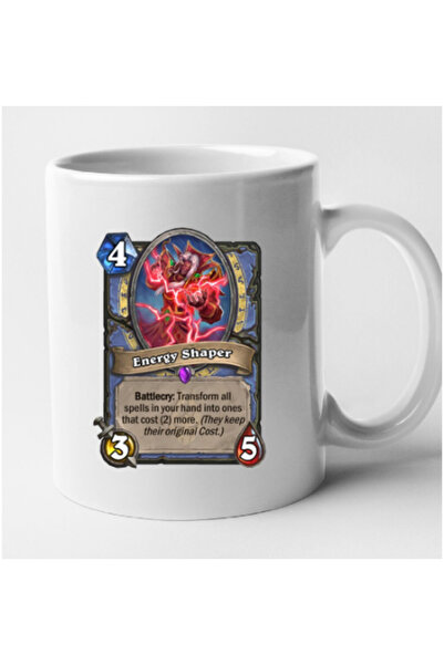 OEM Cană albă personalizată Hearthstone - Modelator de energie, Inovatix®. 330 ml