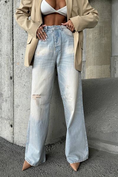 Joana Blugi Dam Oversize Albastri Loretta