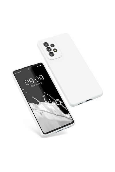 KWmobile Case For Samsung Galaxy A53 5g, Silicone, White, 57835.48