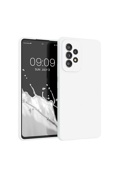 KWmobile Case For Samsung Galaxy A53 5g, Silicone, White, 57835.48