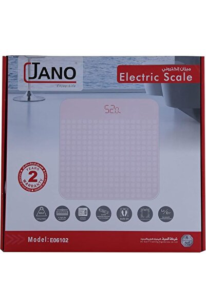 JANO E06102 Electronic weight Scale - Pink/White
