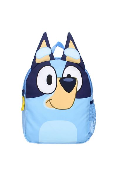 bluey Ghiozdan gradinita, 32x26x11 cm, bretele ergonomice si ajustabile, Albastru, Bluey Fluffy Friends