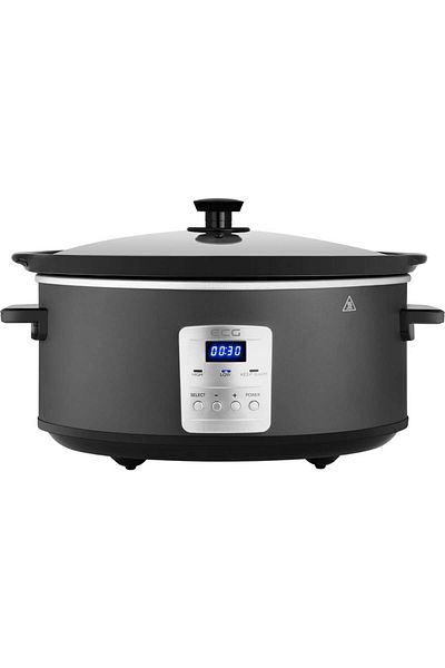 ECG Oala Electrica Slow Cooker Ph 6530 Master, 6.5 Litri, 270 W, Vas Ceramic, Afisaj Led