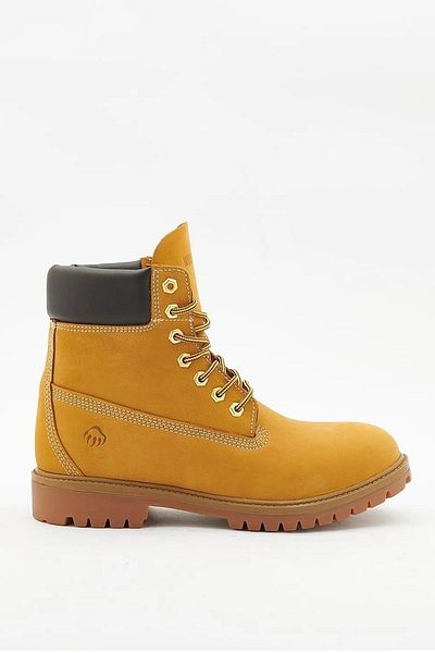 Wolverine Stanford Genuine Leather Nubek Honey Men's Boots Yellow