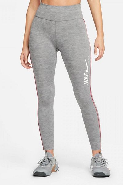 Nike Leggings gri Dri Fit - Leggings cu 2 buzunare interioare