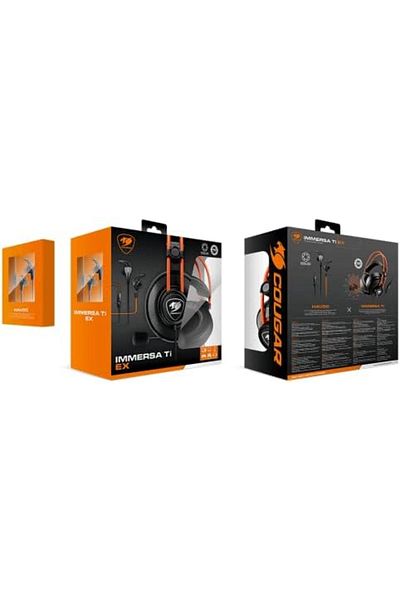 Cougar Stereo Gaming Headset from Cougar - Immersa TI & Havoc In-Ear Headset Compatible with PC, Xbox, and