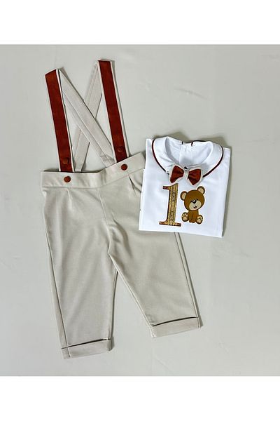 annerüyası 1 Teddy Bear Beige Tan Slapettakım