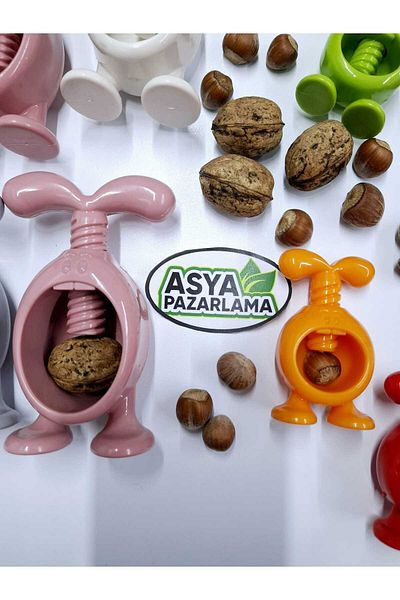 ASYA PAZARLAMA 2 Pieces Luxury Tavkır Hazelnut Cracker and Walnut Cracker, Nut Cracker