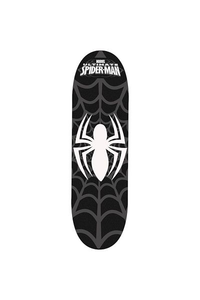 SPIDERMAN Set Skateboard Copii, 70x20cm, placa antiderapanta si casca de protectie, multicolor, Spiderman
