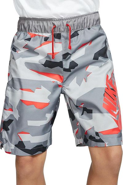 Nike Παιδικό σορτς Bermuda σε γκρι μαλλί
