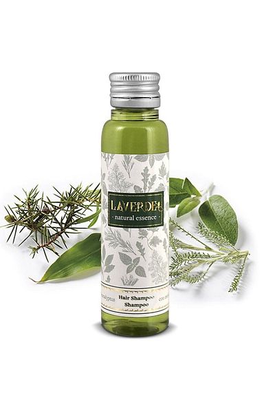 LAVERDE ampon hotelier LAVERDE 35 ml, cu Salvie. Set 50 de bucati