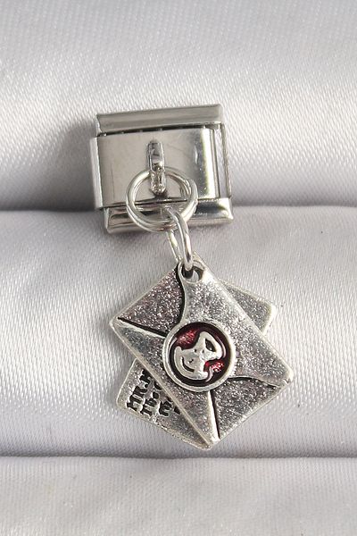 Skygo 316L Steel Silver Color Letter Model Nomination Charm - Tj-Bc1228