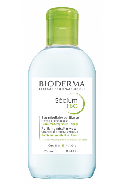 Bioderma محلول التنظيف سيبيوم H2O، 250 مل