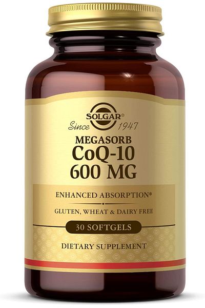 Solgar Megasorb CoQ-10 600 mg | 30 Softgels | Enhanced Absorption Antioxidant for Overall Health | G