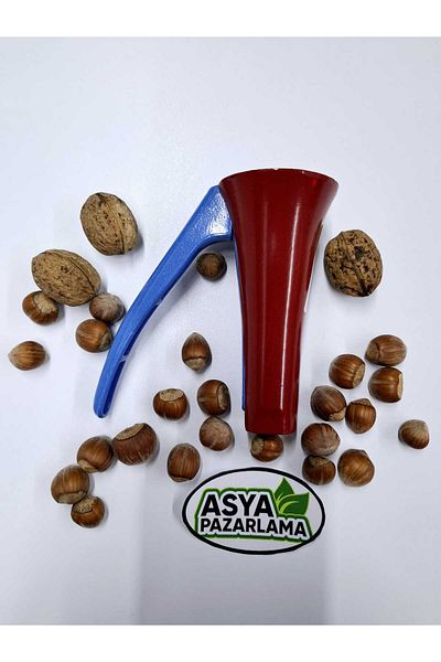 ASYA PAZARLAMA Burgundy Blue Walnut Cracker, Hazelnut Cracker, Crushed Nuts Crusher