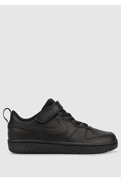 Nike Court Borough Low 2 - Unisex Black Genuine Leather Sneaker