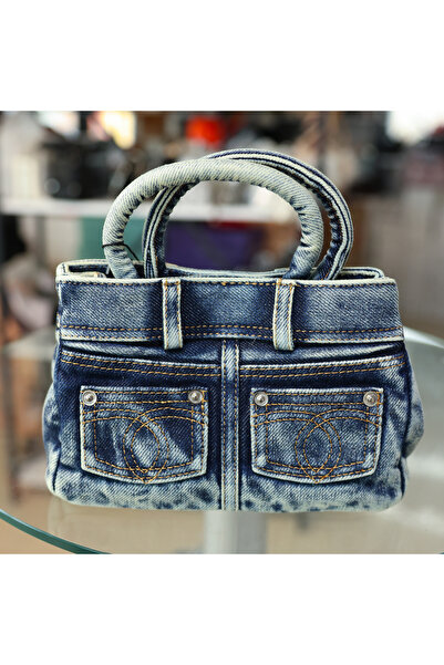 EVASAMLİSHOESBAG İthal Tasarım Denim Çanta