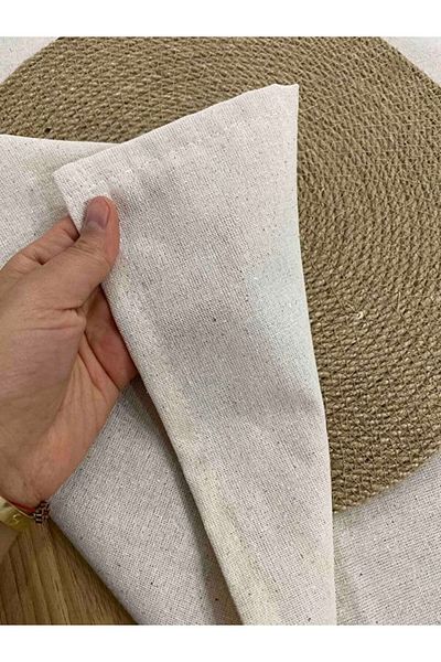 PAZARSEN Denbu Textile Οργανικό Ακατέργαστο Λινάρι Runner 40 X 150 cm