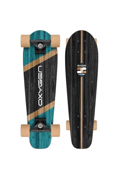 Homio Skids Control Oxygen Kids Skateboard, 70x20cm, 9 layers of maple, anti-slip deck, multicolor