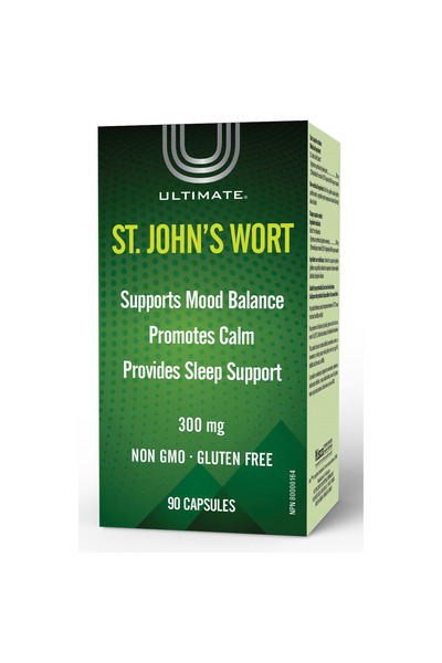 ULTIMATE نبتة سانت جون ٣٠٠ ملغ (٩٠ كبسولة)