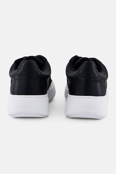 GAZZARRİNİ Men Lace Up Casual Sneakers, Black
