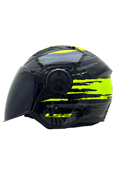 LS2 AIRFLOW 2 BRUSH SİYAH CAM KASK FULL SET