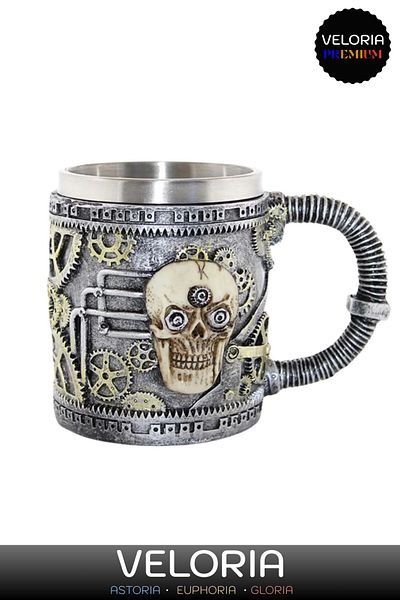 Veloria Premium Decorative Gift for Lover Friend Stainless Steel Specially Designed Mug Cup 11 X 15 cm