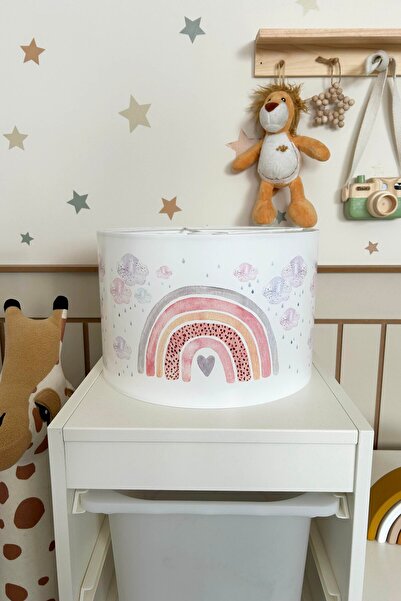 Rivaİstanbul Kalpli Gökkuşağı Ve Bulutlar Çocuk Sarkıt Avize