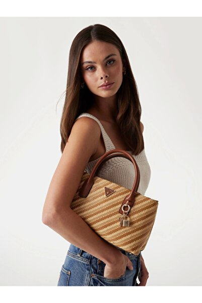 Guess SIMONA SMALL SATCHEL Kadın Çok Renkli El Çantası HWWG9210050-NTC