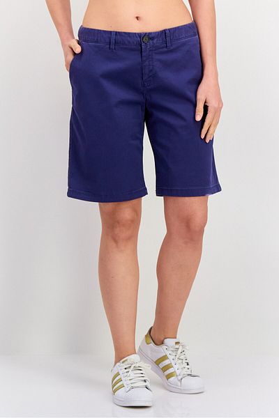 Tommy Hilfiger Women Solid Basic Shorts, Blue