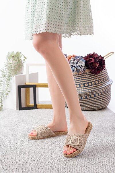 Slipcat Жіночі капці з плетеним візерунком, для дому та вулиці