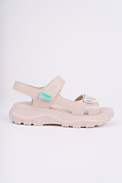 meyra'nın ayakkabıları Women's Skin Skin Velcro Thick Sole Comfortable Sandals