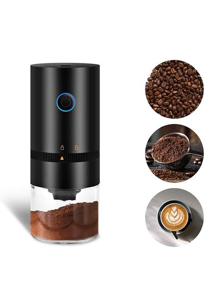 COOYA Electric Coffee Grinder,with Multi Grind Setting, USB Charging,for Home, Work, Travel, Hiking