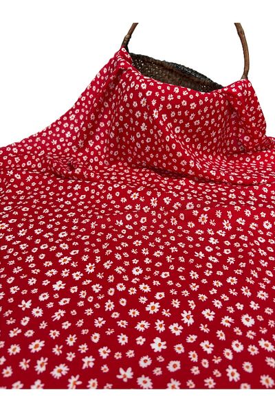 BURSA KUMAŞTAN Colorful Cotton Viscose Dress Combination: Skort, Etmek, Blazer, Regalek