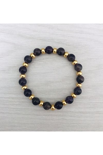 MK tasarım Real Amethyst Stone Bracelet (a Quality) Mkt20250008
