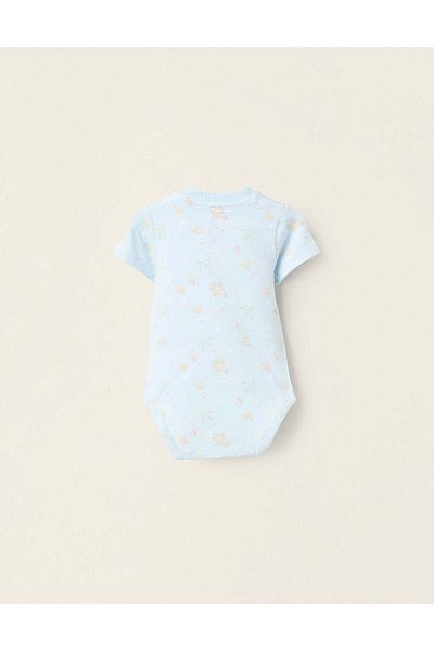 Ziddy Bodysuit with Motif for Newborns 'Nemo', Light Blue