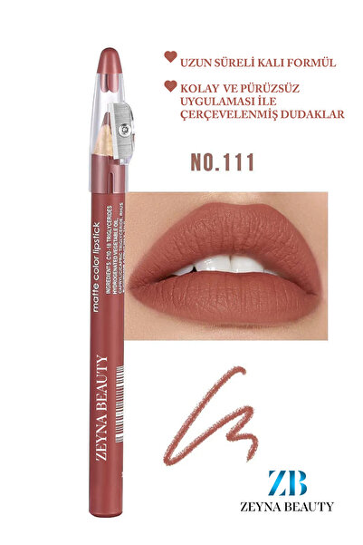 ZEYNABEAUTY Jumbo Dudak Kalemi Suya Dayanıklı -Matte Jumbo Lipliner Waterproof