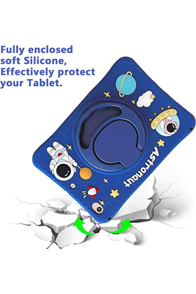 UnDePlus Xiaomi Redmi Pad Se 8.7 Inch Compatible Case Cute Dolls Children's Case with Stand Fun 3D Characters