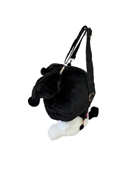 EyER Shoping Rucsac cu curea reglabilă Kuromi Plush Negru